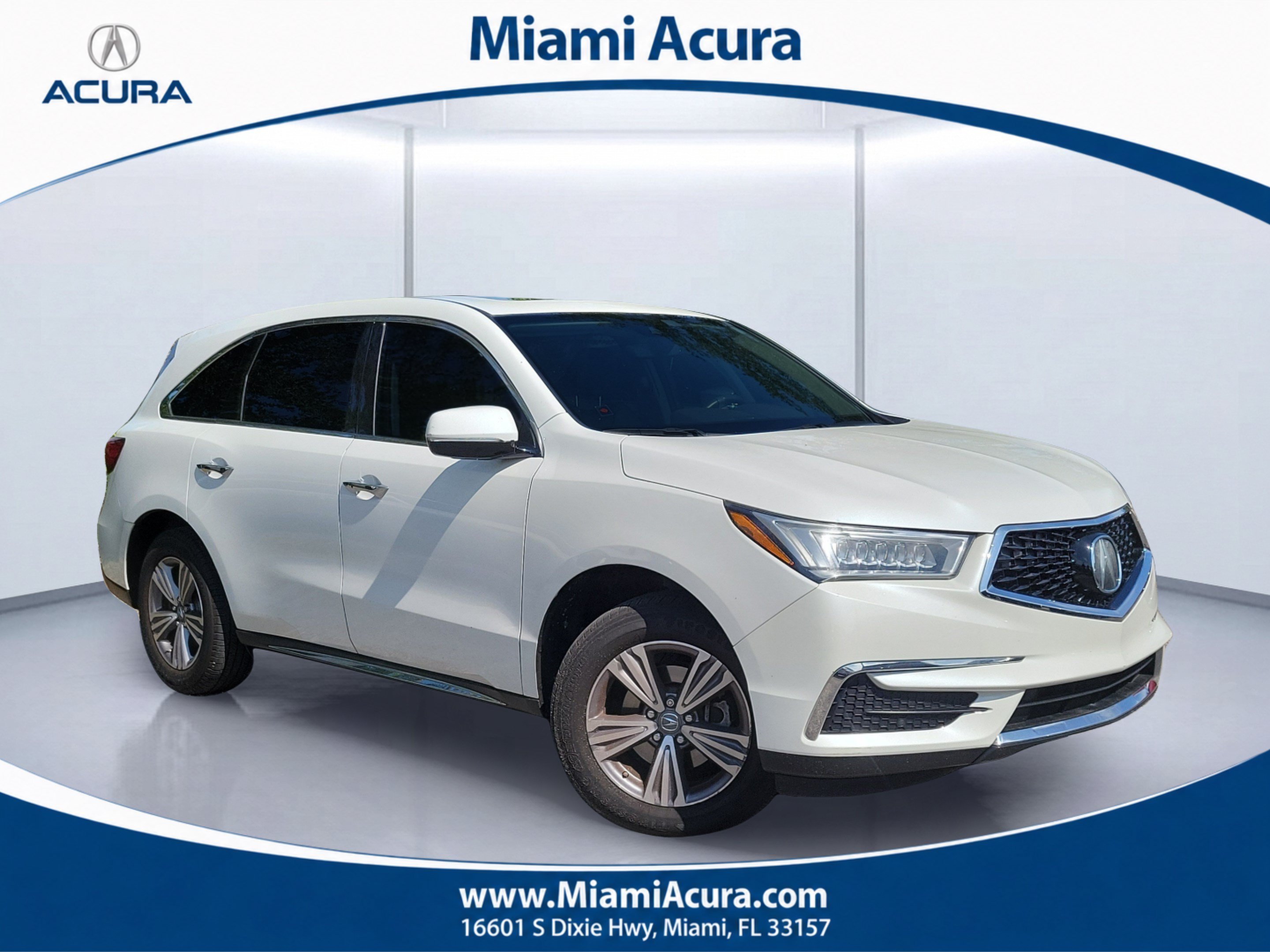 Used 2020 Platinum White Pearl Acura MDX image 31