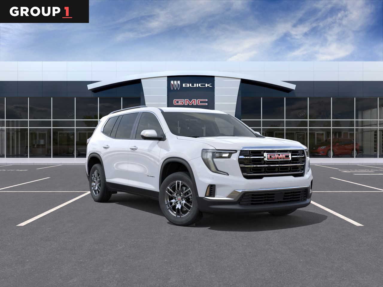 Summit White 2026 GMC Acadia Elevation FWD SUV / Crossover Front-Wheel Drive
