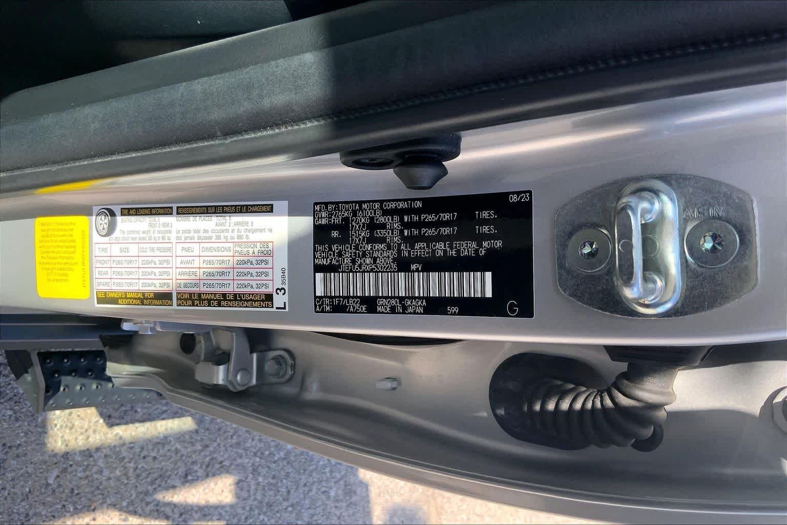 Certified Used 2023 Classic Silver Metallic Toyota SR5 Premium image 32