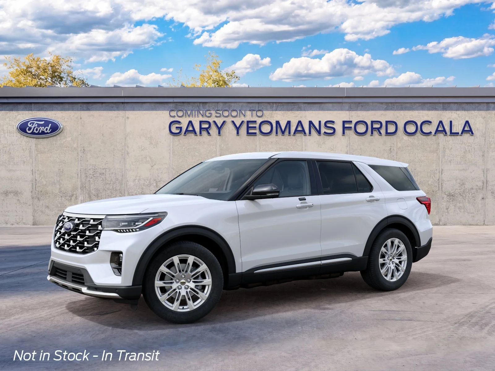 New 2027 Star White Metallic Tri-Coat Ford Platinum™ image 1