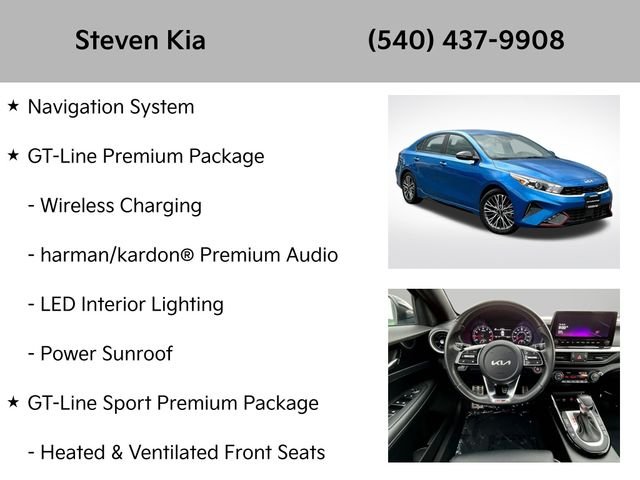 Certified Used 2024 Blue Kia GT-Line image 8