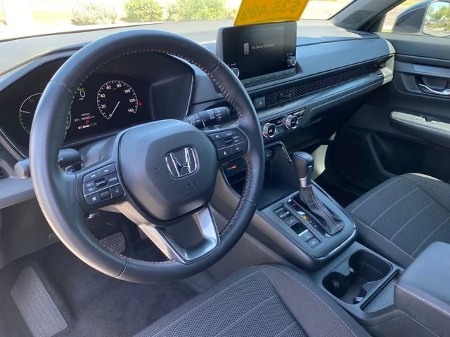 Certified Used 2025 Platinum White Pearl Honda HYBRID 2WD SPORT image 19