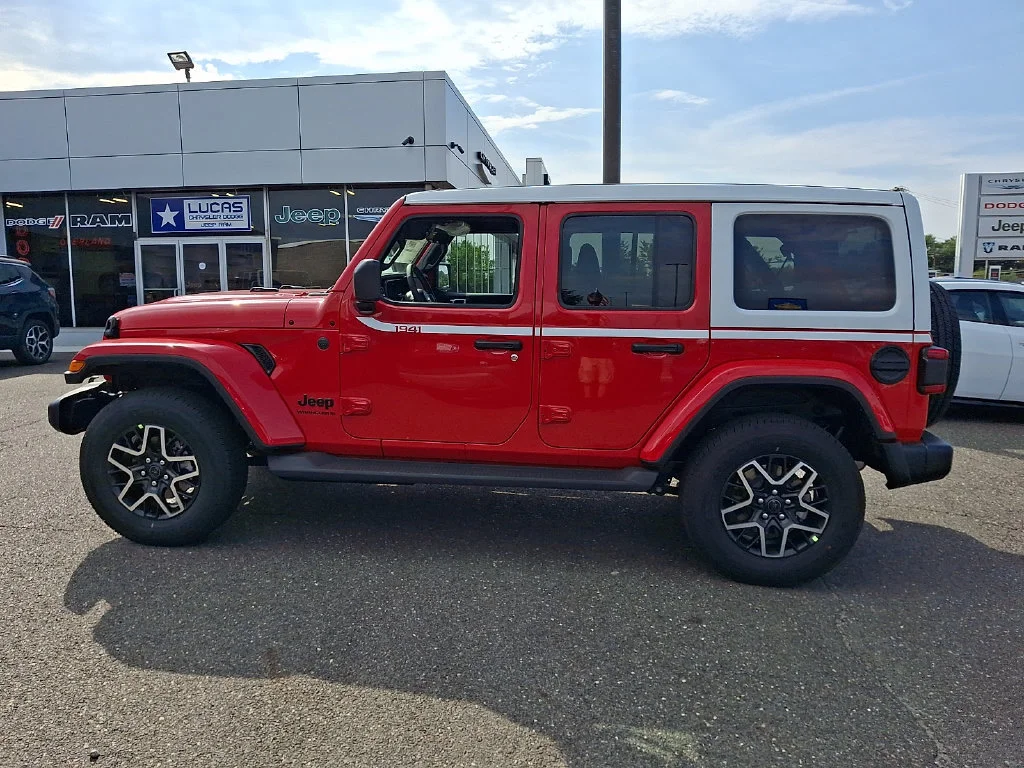 New 2027 Firecracker Red Clearcoat Jeep Sahara image 5