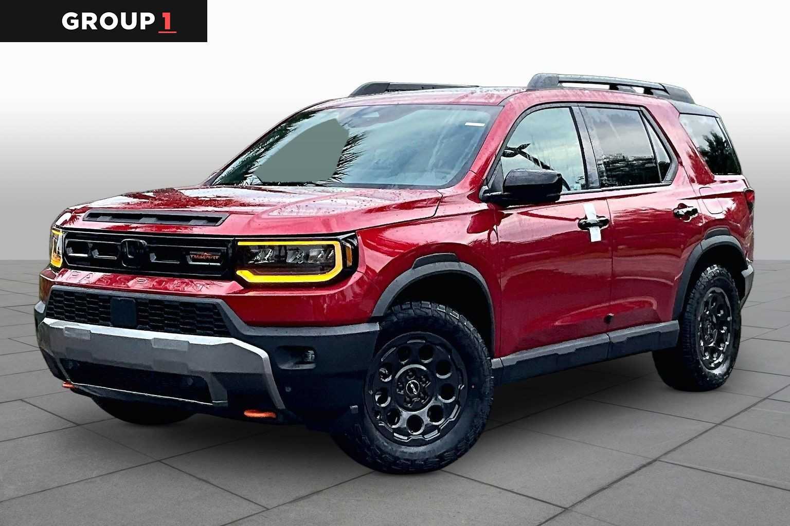 Radiant Red Metallic II 2026 Honda Passport TrailSport Elite Blackout AWD SUV / Crossover All-Wheel Drive