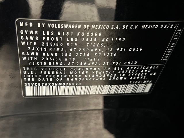 Certified Used 2022 Black Volkswagen 2.0T SE R-Line Black image 30