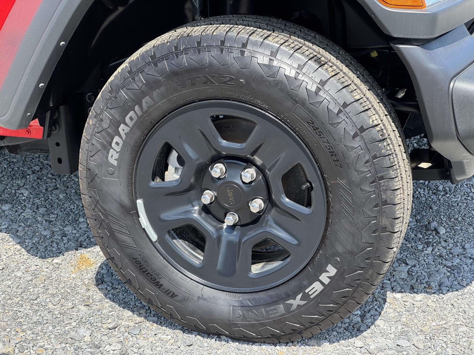 Used 2025 Firecracker Red Clearcoat Jeep Sport image 27