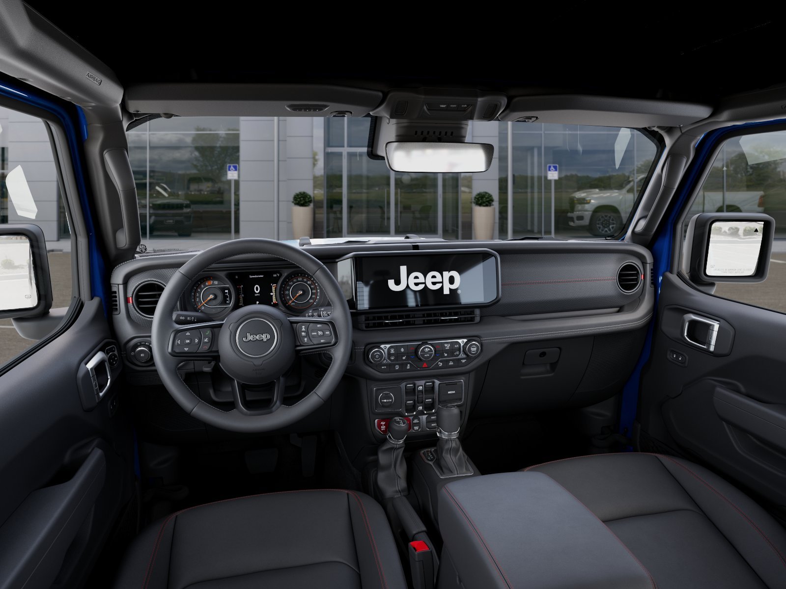 New 2026 Hydro Blue Pearl-Coat Exterior Paint Jeep Rubicon image 43