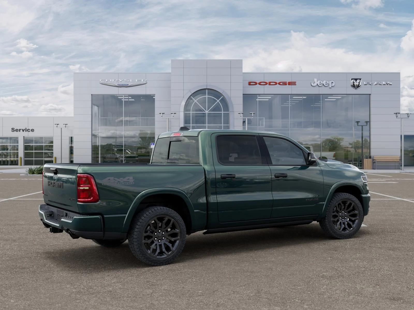 New 2026 Serrano-Green Metallic Exterior Paint RAM Limited image 4