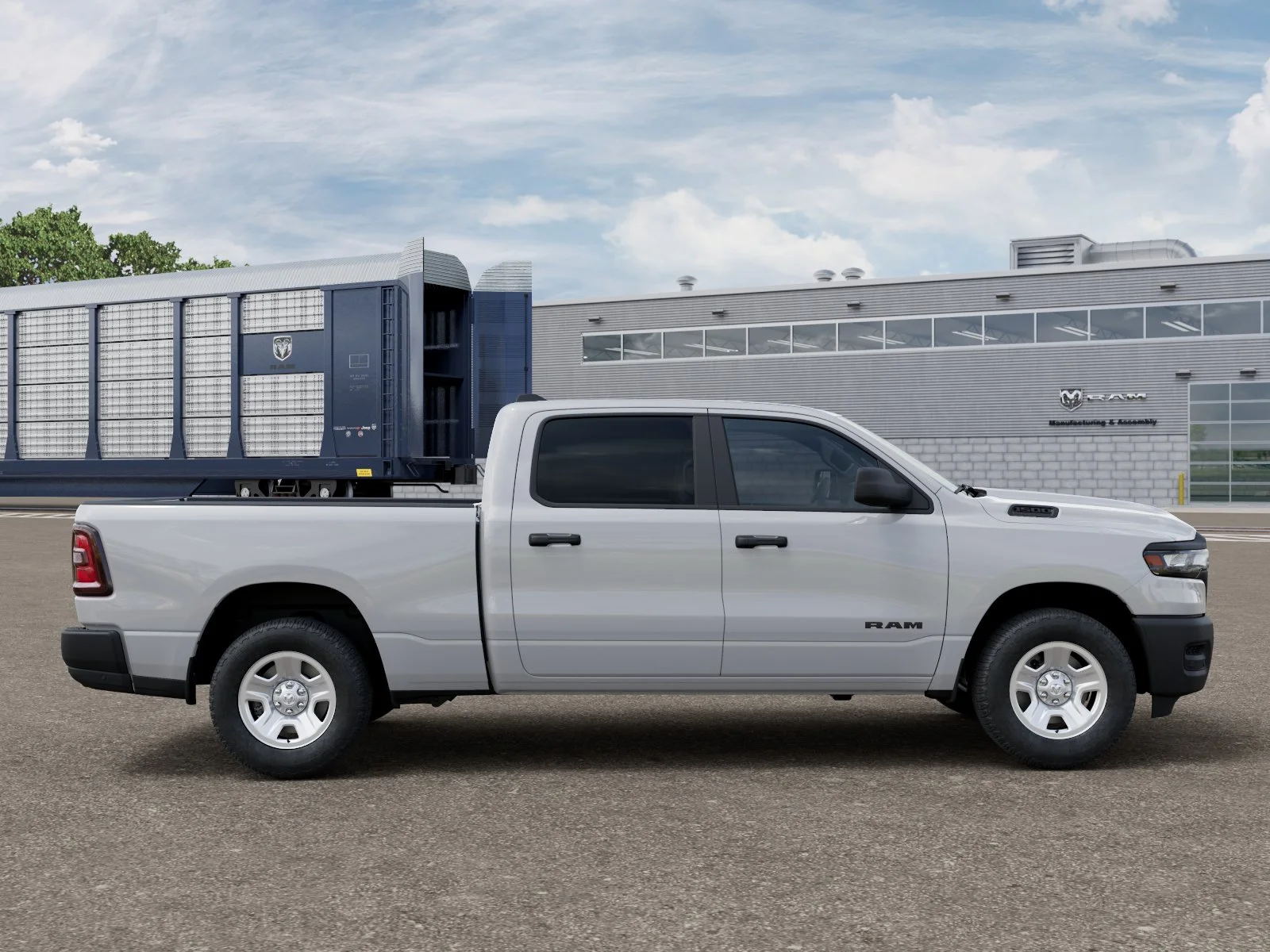 New 2026 Bright White Clear-Coat Exterior Paint RAM  image 12