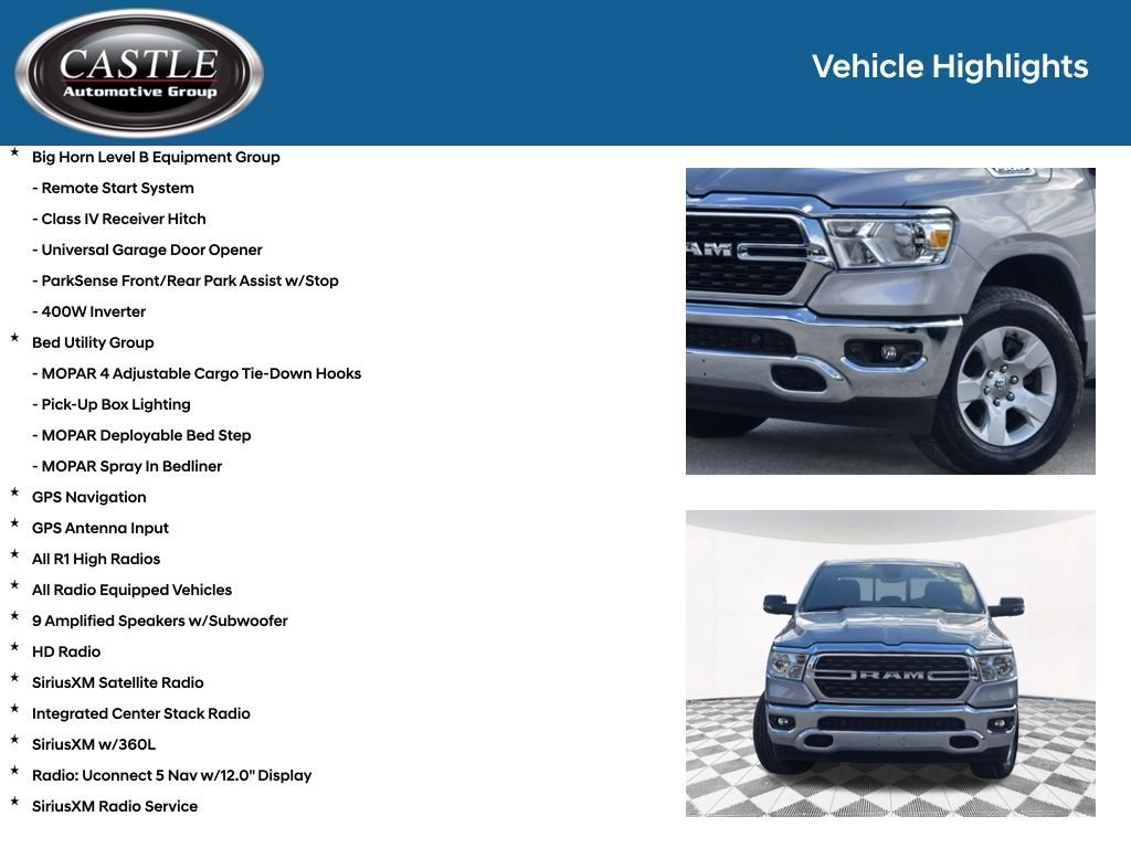 2023 RAM Ram 1500 Pickup Big Horn/Lone Star - Photo 12