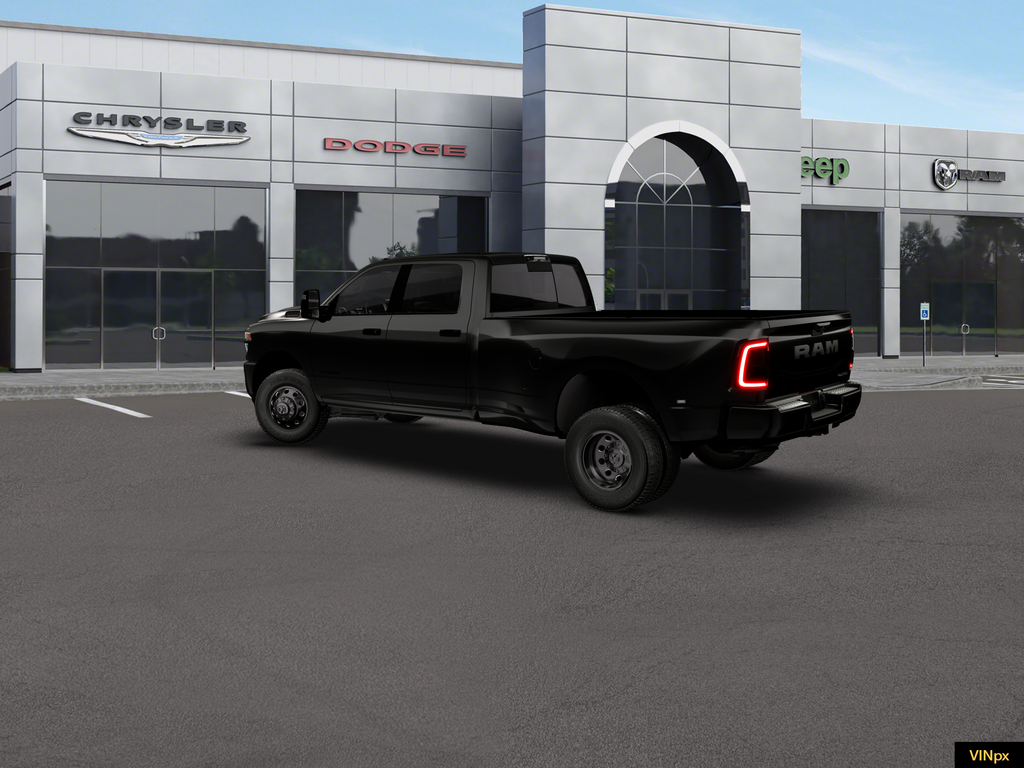 New 2026 Diamond Black Crystal Pearl-Coat Exterior Paint RAM Big Horn image 3
