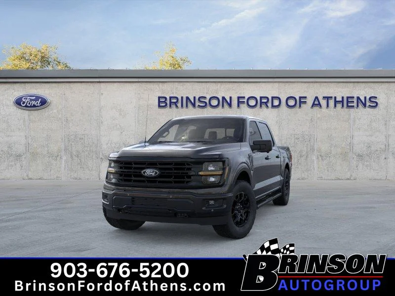 New 2026 Agate Black Metallic Ford XLT image 2