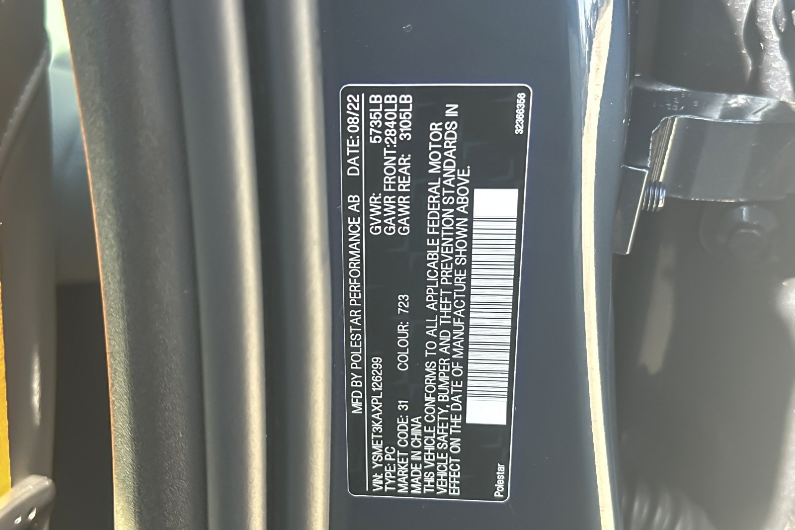 Used 2023 BLUE/GRAY Polestar Performance Plus image 26