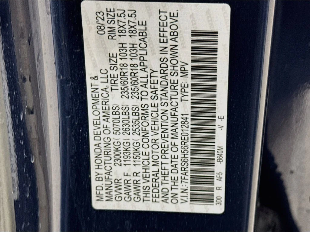 Certified Used 2024 Canyon River Blue Metallic Honda Sport image 38