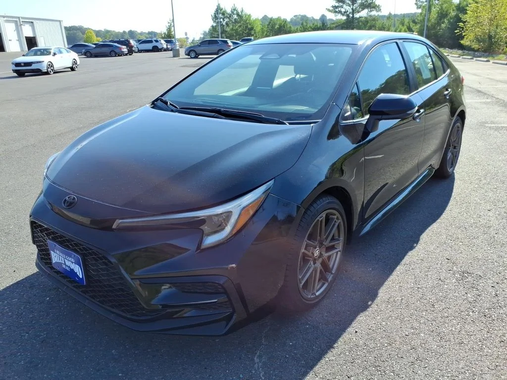 Used 2024 Midnight Black Metallic Toyota SE Nightshade image 6