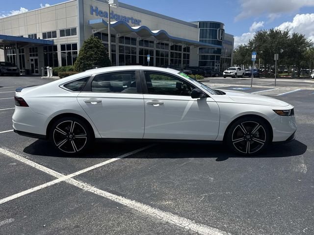 Used 2023 Platinum White Pearl Honda HYBRID SPORT image 3