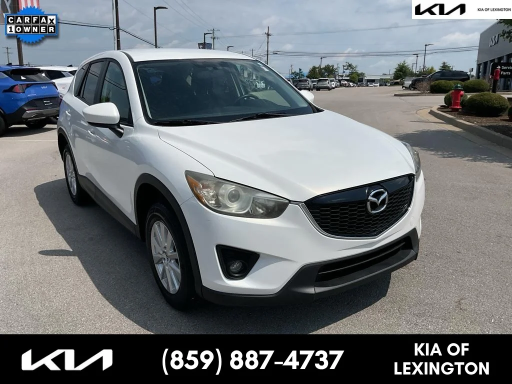 Used 2014 Crystal White Pearl Mica Mazda Touring image 1