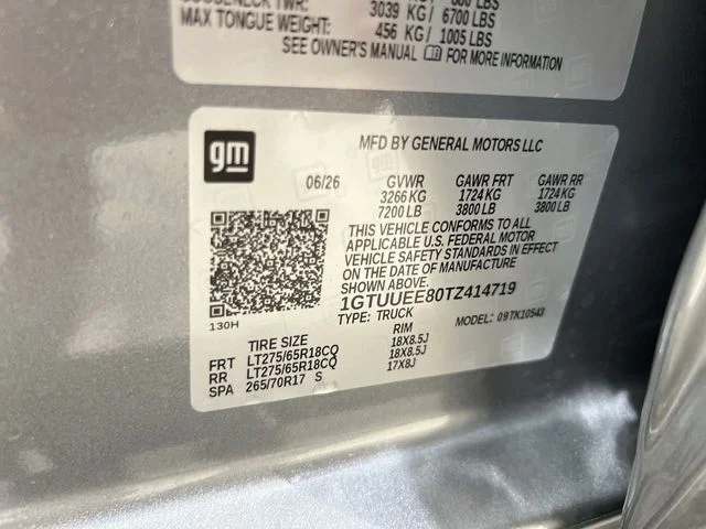 New 2026 Silver GMC AT4 image 30