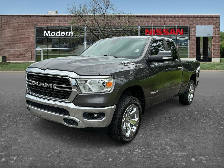 Used 2022 Granite Crystal Metallic Clearcoat Ram Big Horn image 1