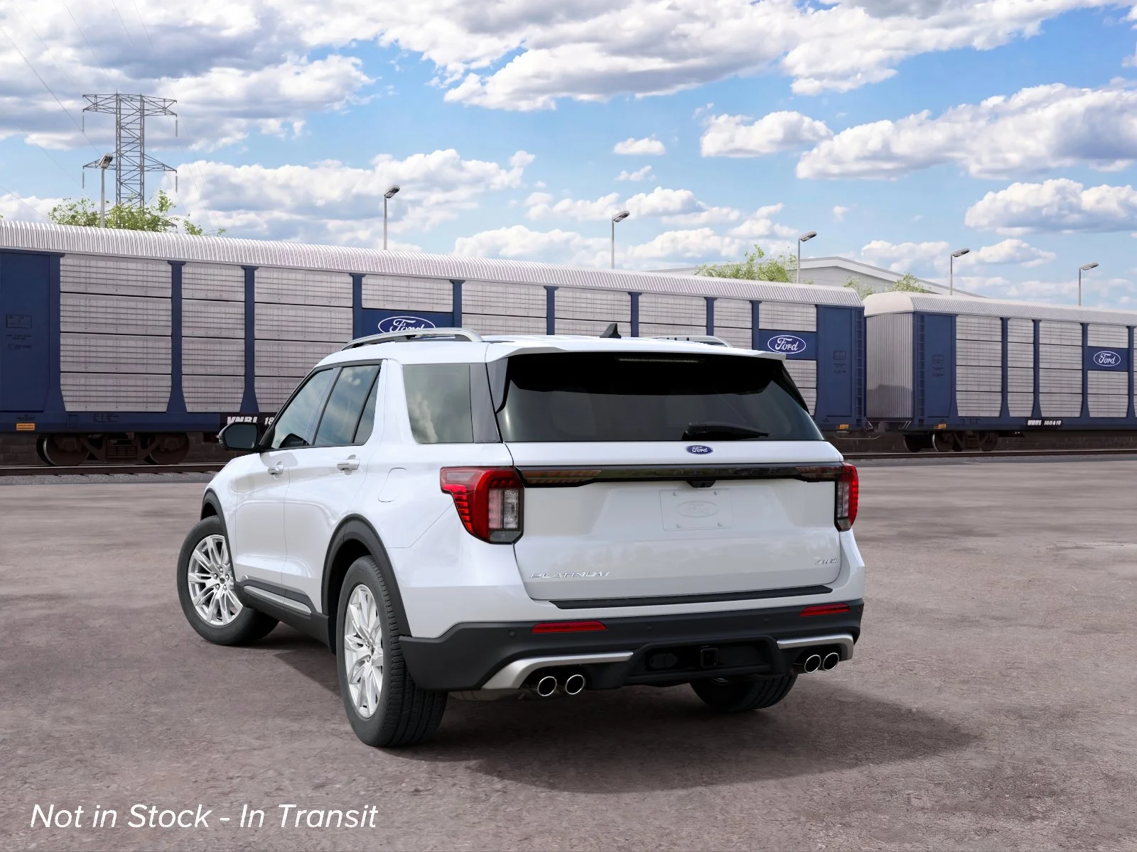 New 2027 White Ford Platinum image 8