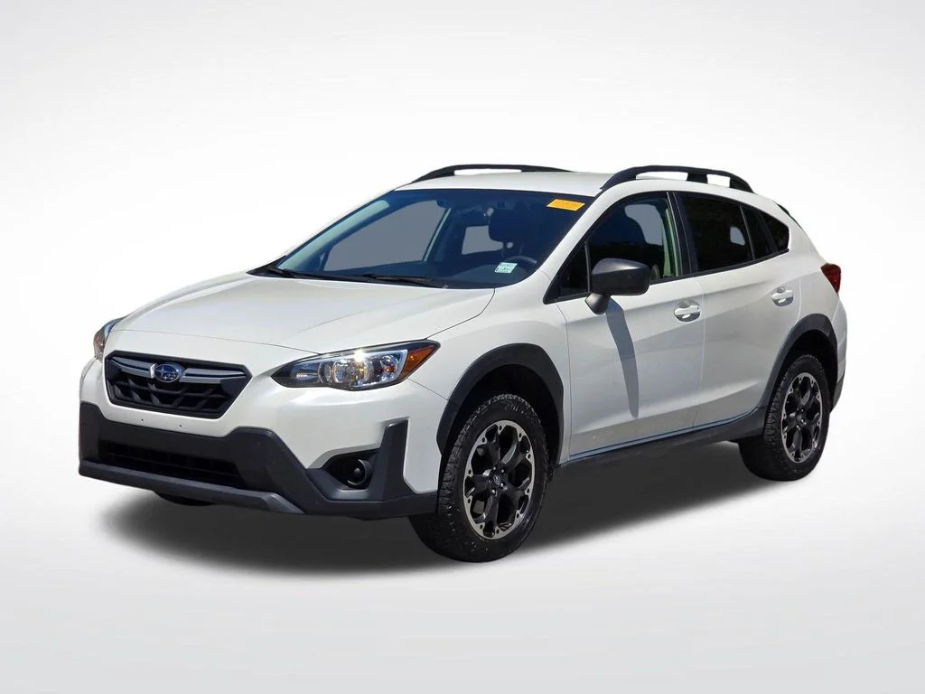 Used 2021 White Subaru Base image 2