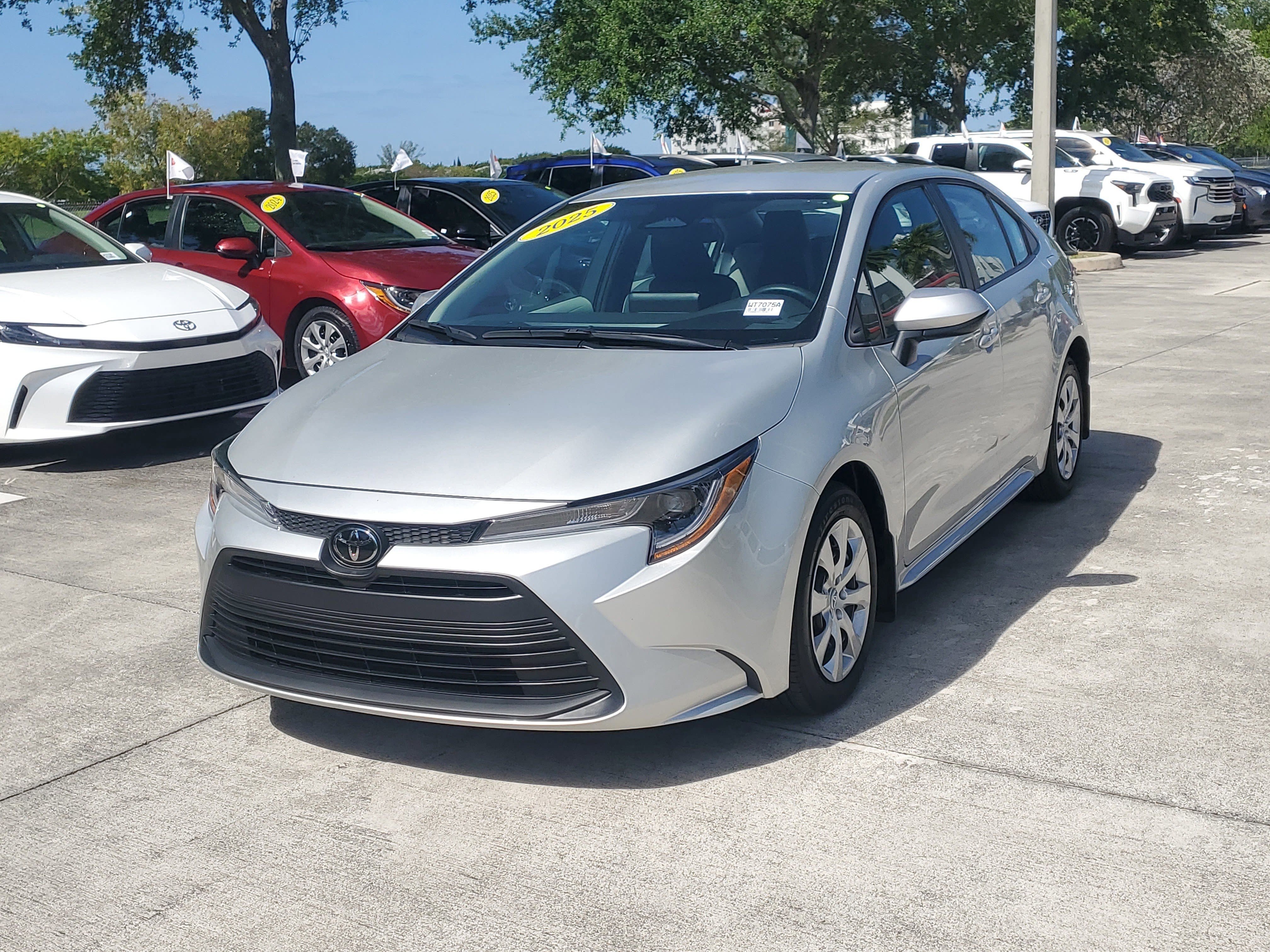 Certified Used 2025 Classic Silver Metallic Toyota LE image 7