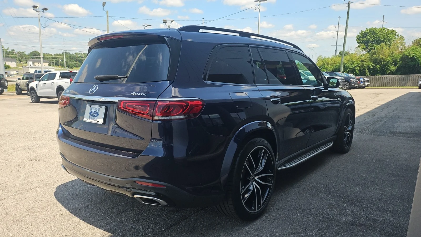 Used 2021 Blue Mercedes-Benz GLS 580 image 5