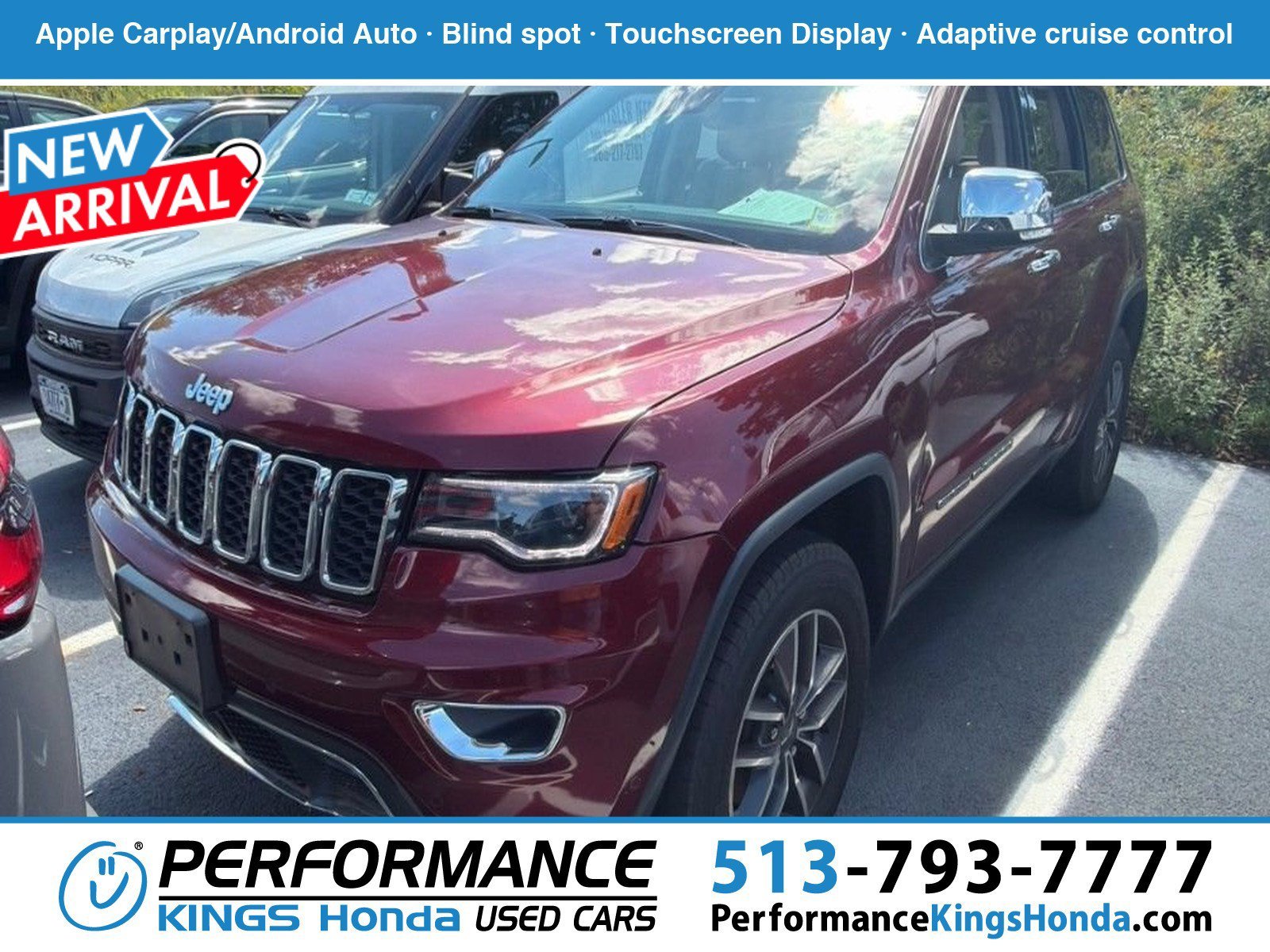 Used 2019 Velvet Red Pearlcoat Jeep Limited image 1