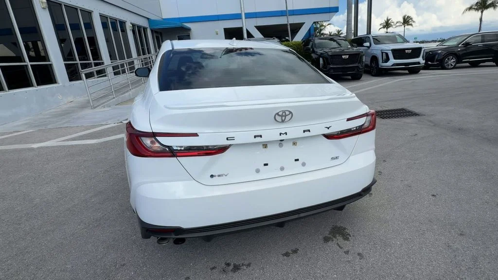 Used 2025 White Toyota SE image 7