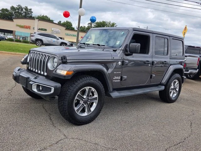 Used 2021 Gray Jeep Unlimited Sahara image 3