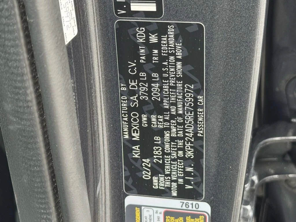 Used 2024 Gray Kia LXS image 30