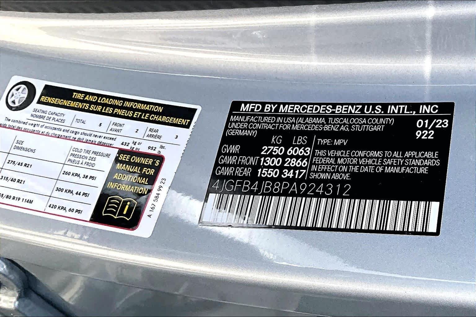 Used 2023 Cirrus Silver Metallic Mercedes-Benz GLE 350 image 33
