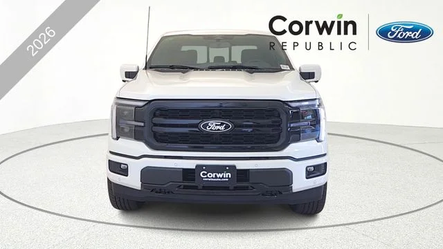 New 2026 Star White Metallic Tri-Coat Ford Lariat® image 2