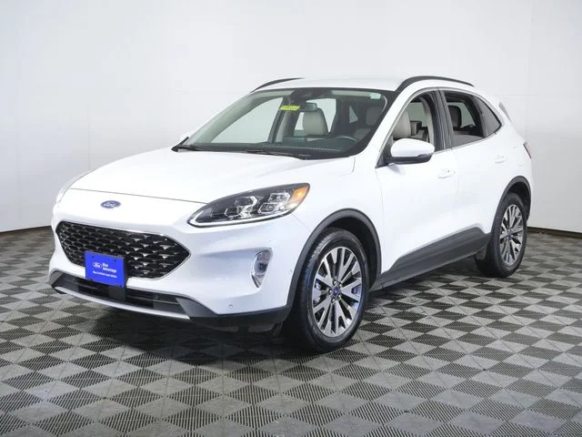 Certified Used 2020 White Ford Titanium image 5