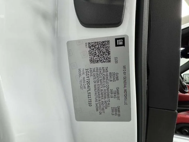 Used 2020 White Chevrolet Stingray image 23