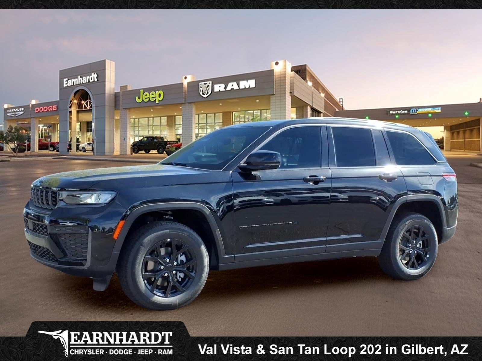 New 2026 Diamond Black Crystal Pearlcoat Jeep Laredo Altitude image 1