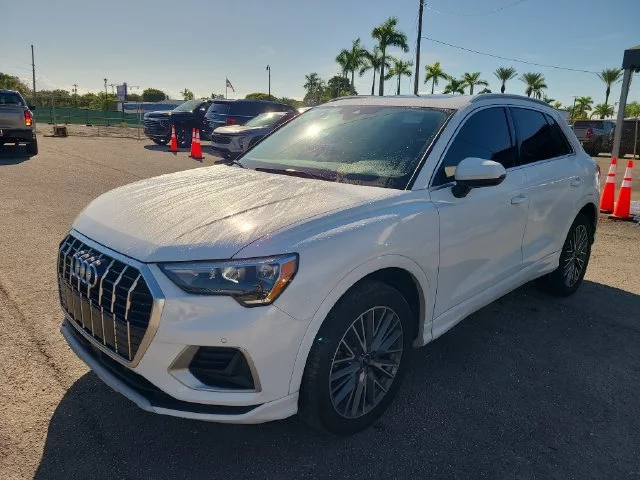 Used 2022 White Audi Premium image 1
