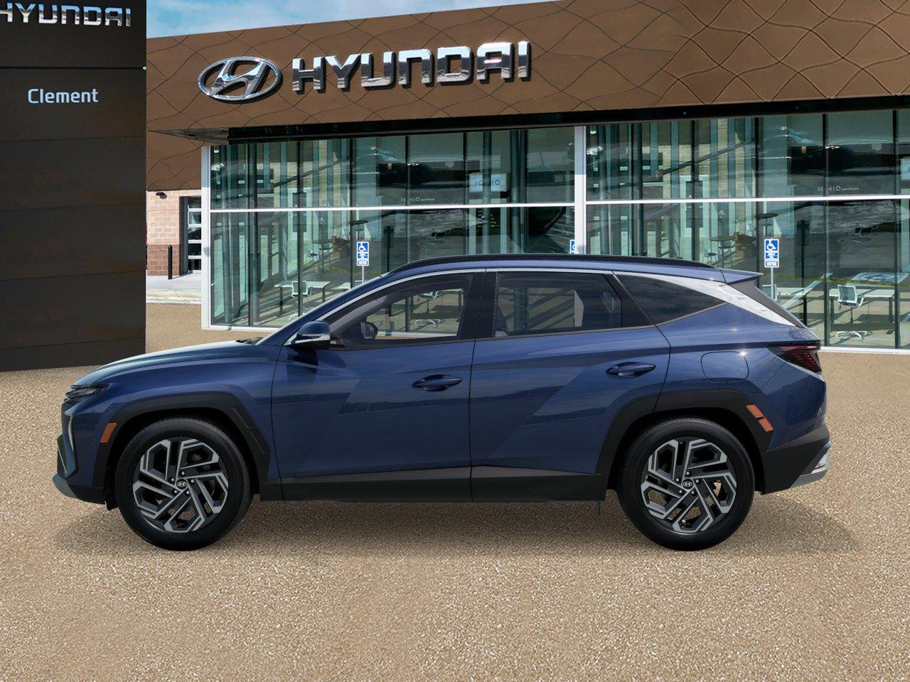 New 2026 Atlantis Blue Hyundai Limited AWD image 3