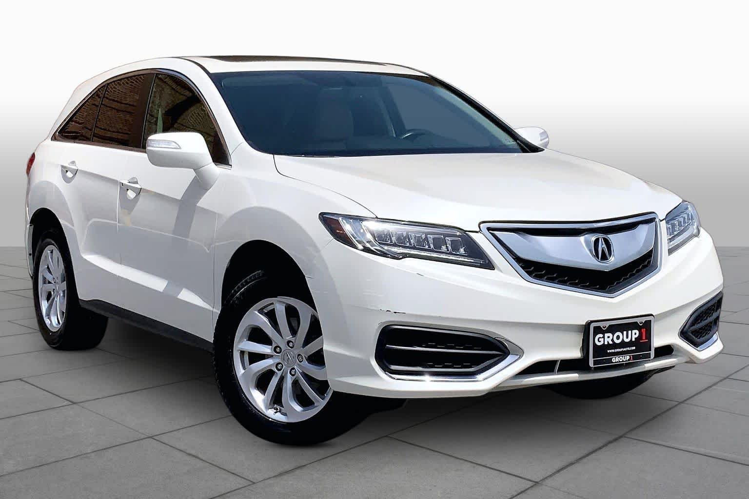 Used 2017 White Diamond Pearl Acura AWD with Technology Package image 3