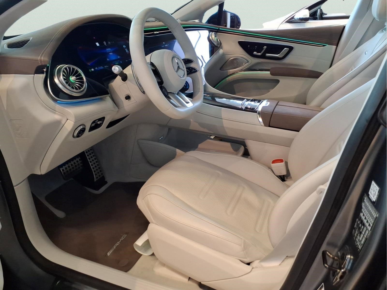 Certified Used 2024 MANUFAKTUR Selenite Grey Magno Mercedes-Benz AMG® EQS 4MATIC+ Sedan image 8