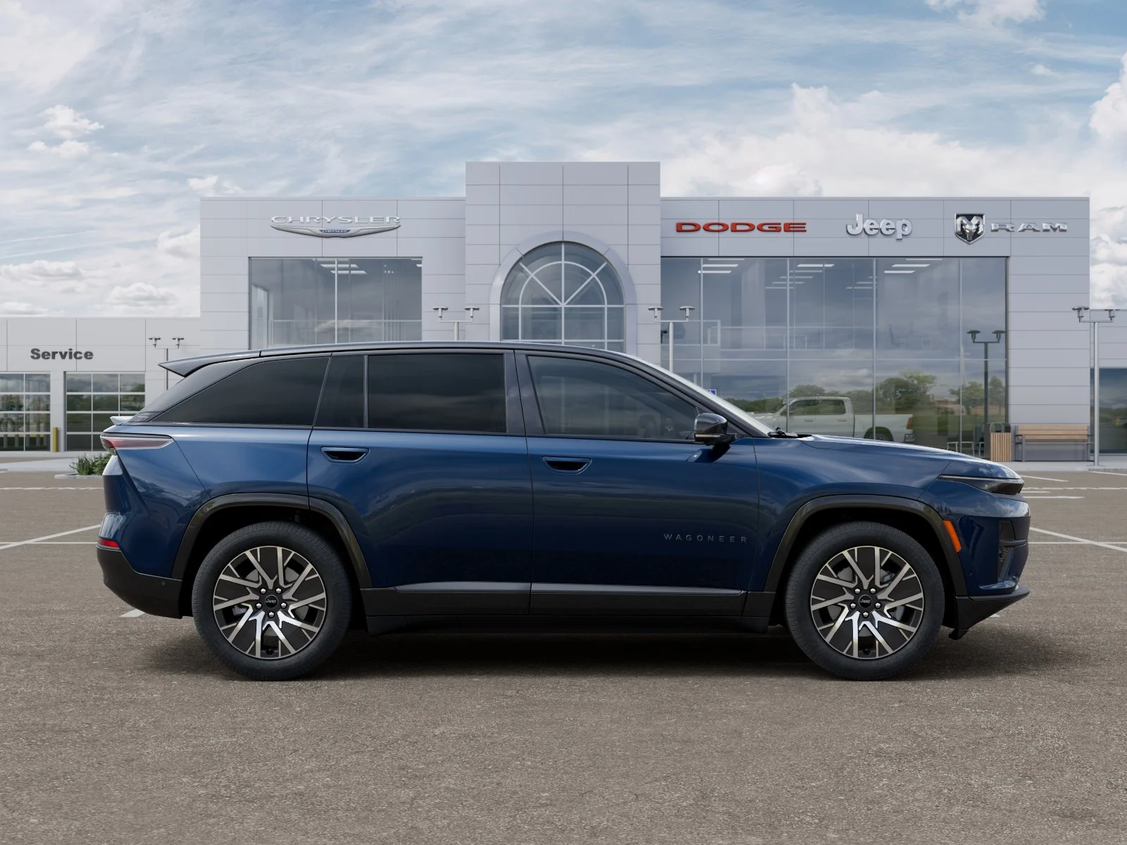 New 2025 Fathom Blue Pearl-Coat Exterior Paint Jeep Limited image 54