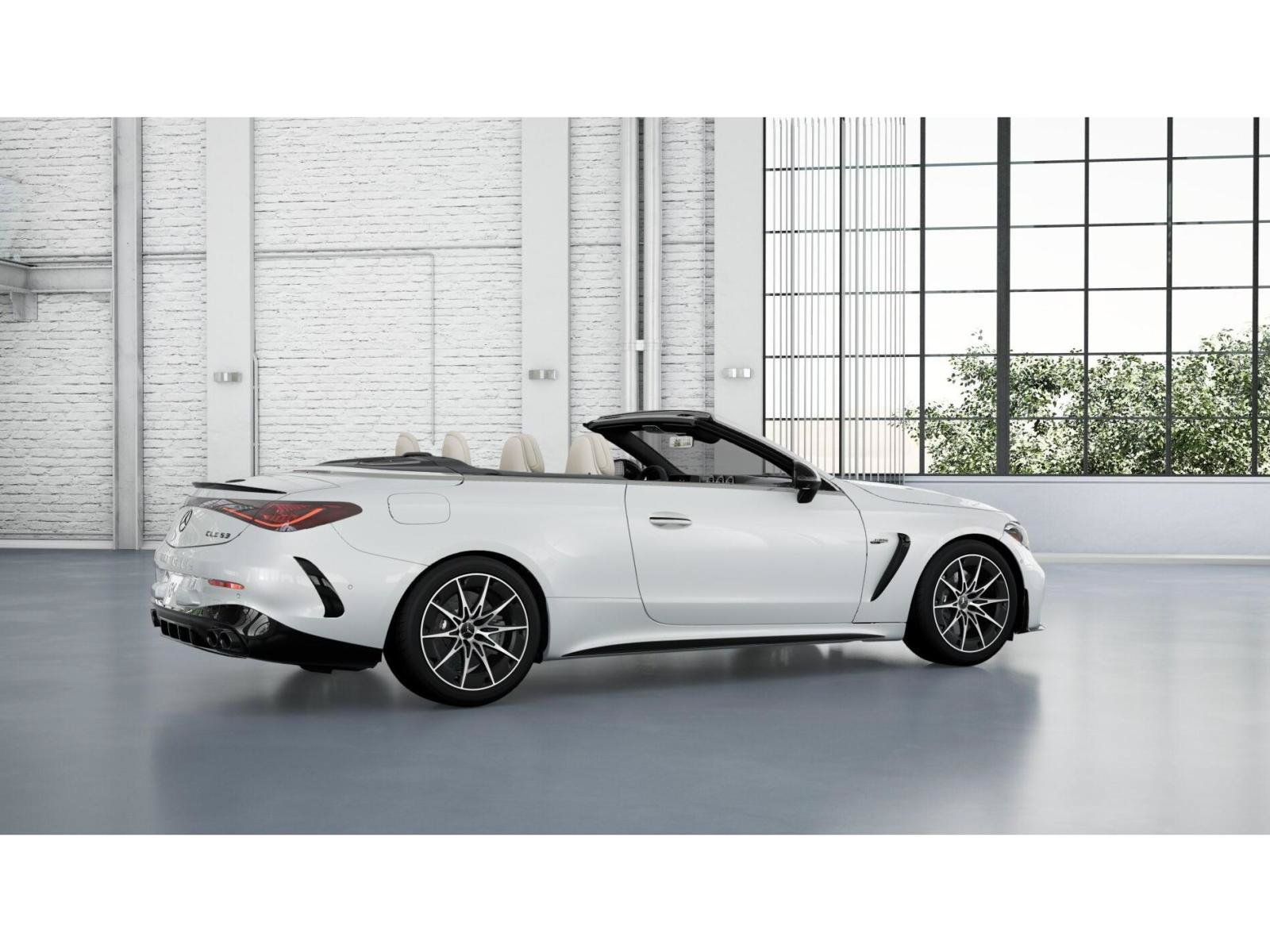 New 2027 MANUFAKTUR Moonlight White Metallic Mercedes-Benz AMG® CLE 53 4MATIC+ Cabriolet image 34