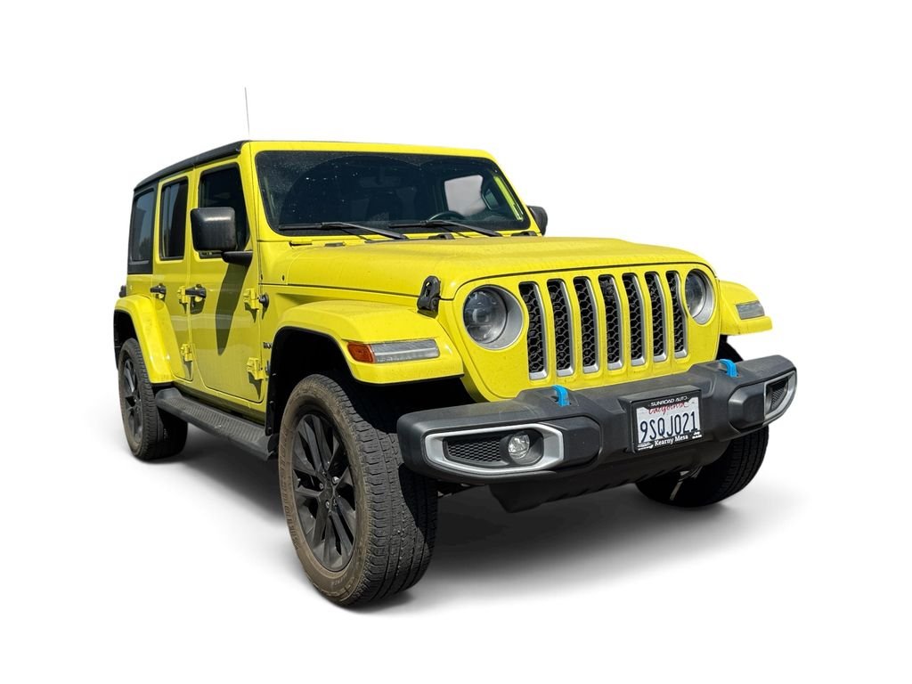 Used 2023 Yellow Jeep Sahara 4xe image 15