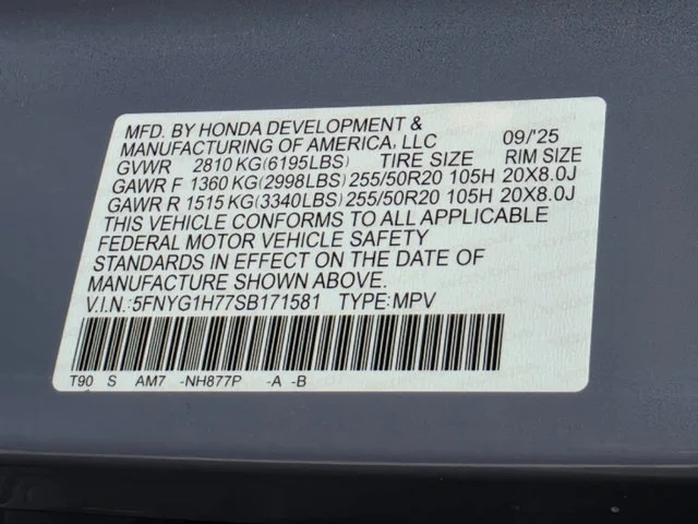 2025 Honda Pilot Touring - Photo 34
