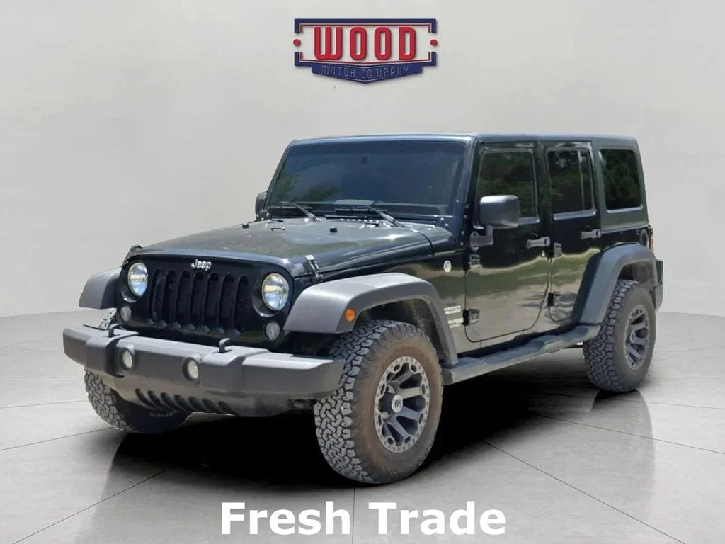 Used 2018 Black Clearcoat Jeep Unlimited Sport image 5