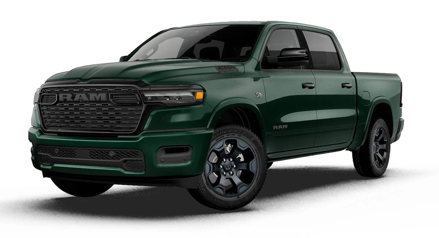 New 2027 Serrano-Green Metallic Exterior Paint RAM BIG HORN image 13