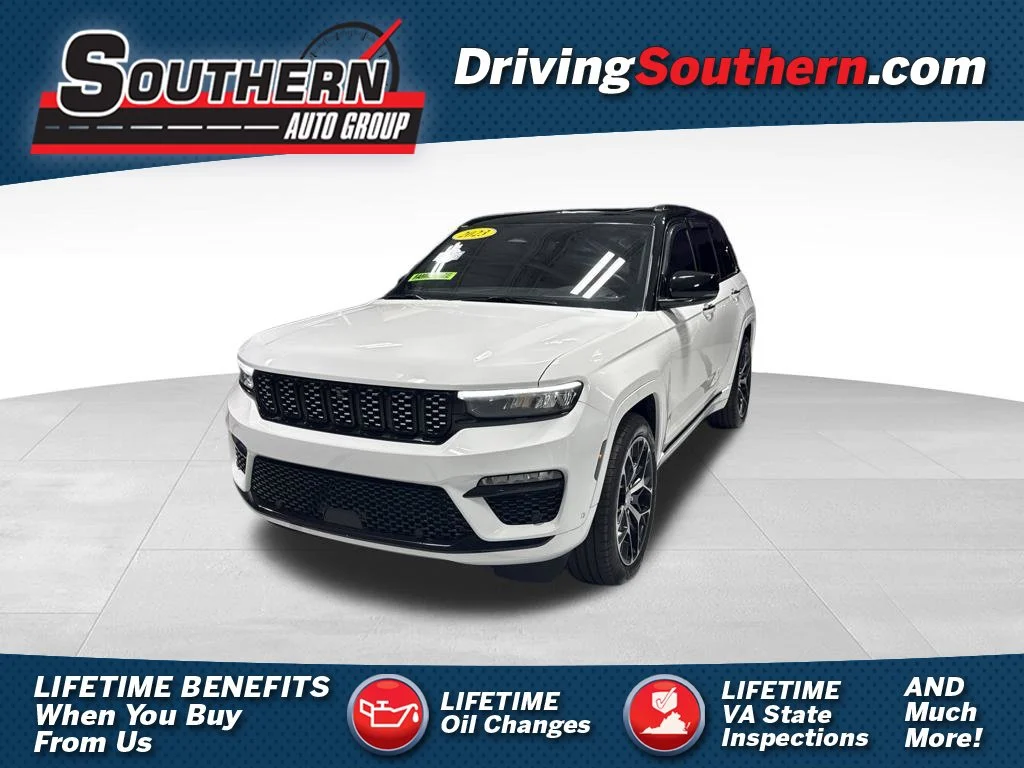 Used 2023 White Jeep Summit Reserve image 1