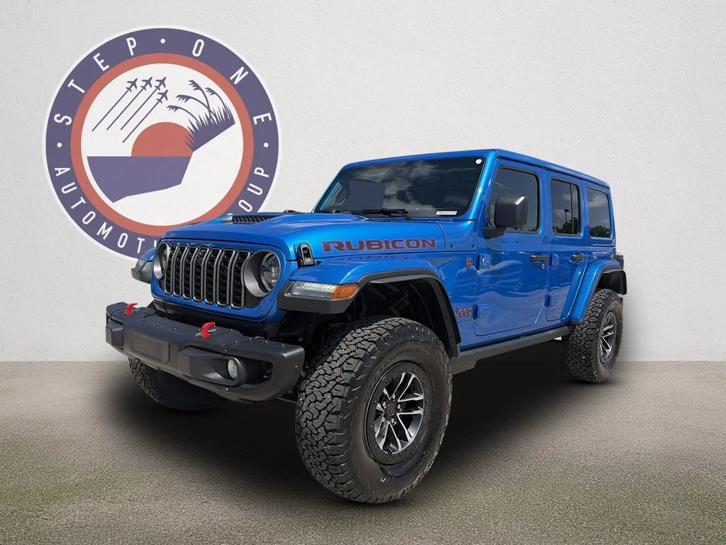 New 2026 Hydro Blue Pearl-Coat Exterior Paint Jeep Rubicon X image 2