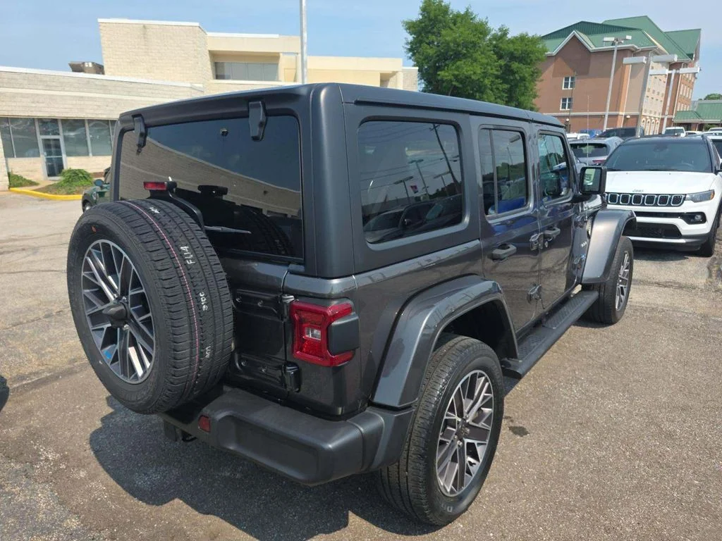 Used 2023 Gray Jeep Sahara 4xe image 2