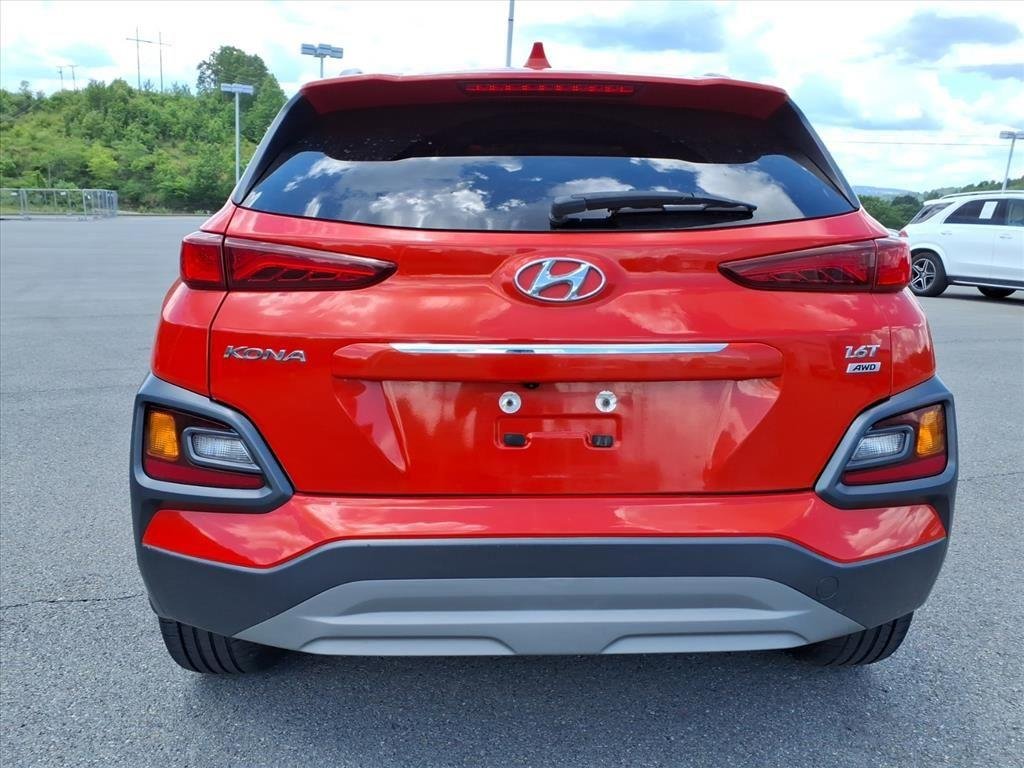 Used 2019 Sunset Orange Hyundai Limited image 4